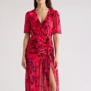 Wishlist Ruched Maxi Dress